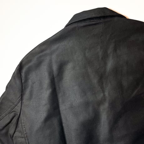 1950's Le Mont Saint-Martin Black Moleskin Jacket Deadstock