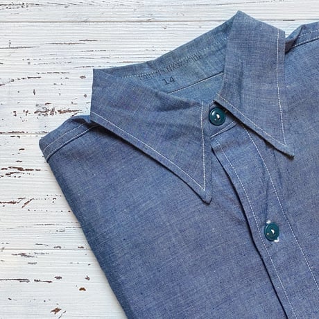 1940's US.NAVY Chambray L/S Shirt Deadstock
