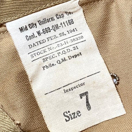 1940's US.ARMY Chino Hat