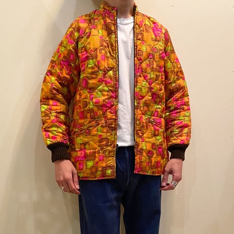 1970's Red Head Quilting Jacket