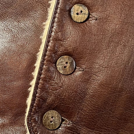 1980's Eddie Bauer Leather Vest