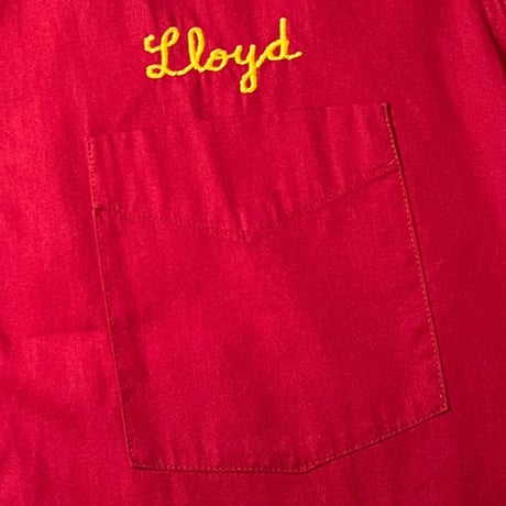 1960's Unknown Embroidery S/S Shirt