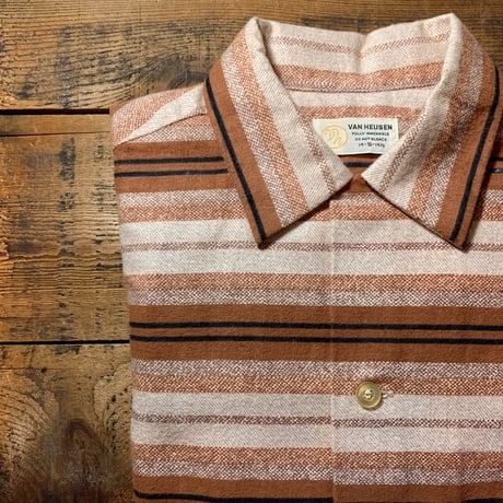 1950's VAN HEUSEN Flannel L/S Shirt Deadstock