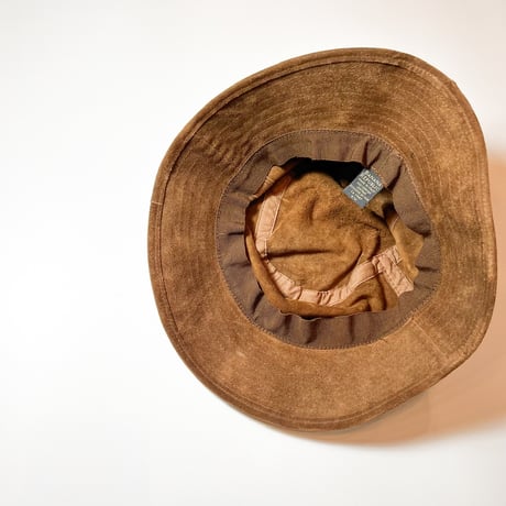 1980's BANANA REPUBLIC Suede Leather Hat