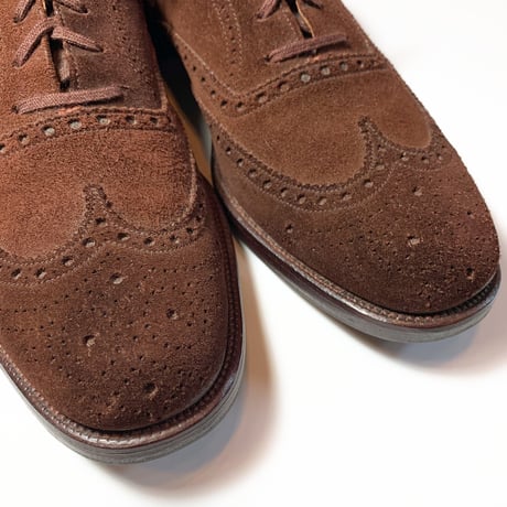 1970's SAXONE Brown Suede Shoes