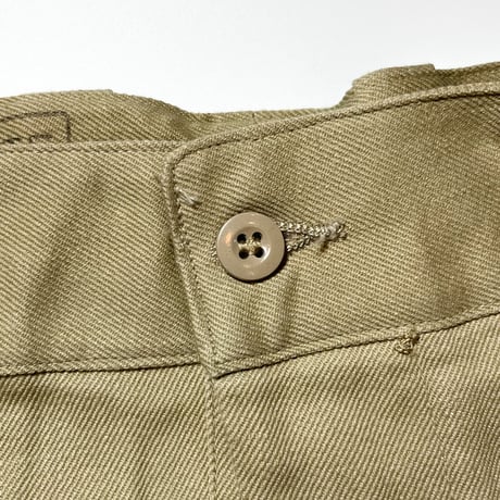 1950〜60's French Army M-52 Chino Trousers Deadstock