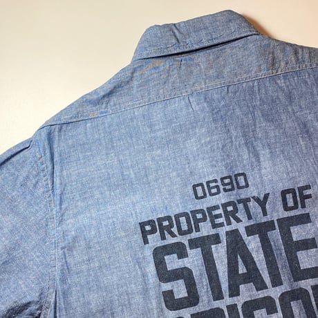 1960's SEARS Prisoner Chambray L/S Shirt