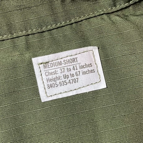 1970's US.ARMY Jungle Fatigue 4th Jacket Deadstock