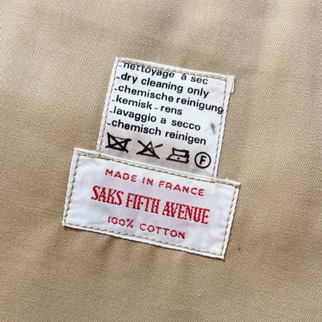 1970's L'Eaquimall×SAKS FIFTH AVENUE Hunting Jacket Deadstock