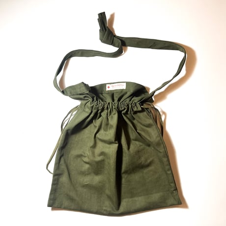 1940's American Red Cross Herringbone Apron Bag