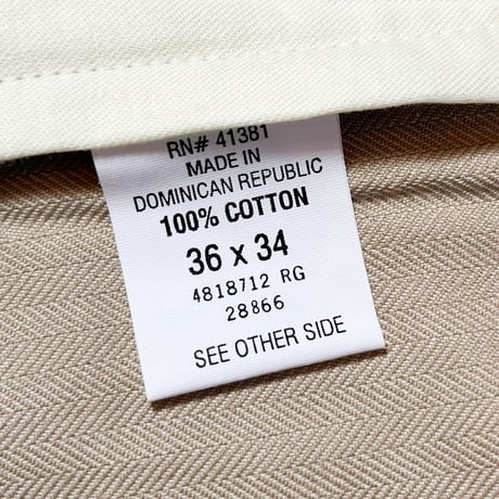 1990's〜 Polo by Ralph Lauren Herringbone Trousers Deadstock