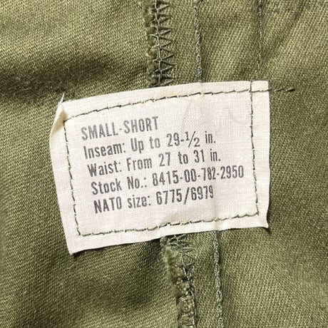1970's US.ARMY M-65 Field Trousers Deadstock
