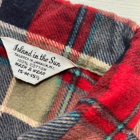 1960's Island in the sun Flannel L/S Shirt