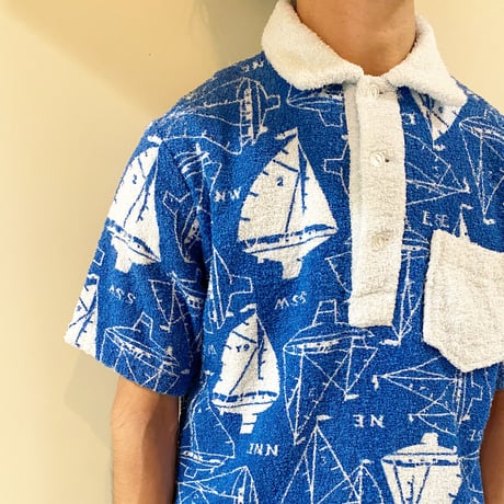 1960's Sea Island Mfg.Co. Pile Pullover S/S Shirt