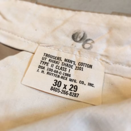 1960's US.ARMY Chino Trousers Deadstock