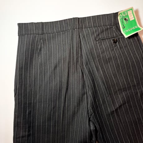 1950's CREPIER Cotton Trousers Deadstock