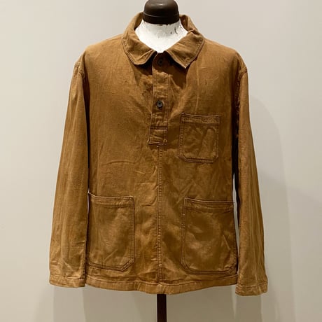 1900〜10's US.ARMY Brown Denim Pullover Jacket
