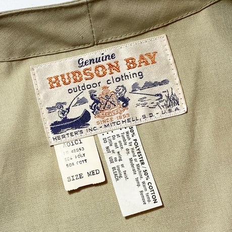 1960〜70's HUDSON BAY Fishing Vest Deadstock