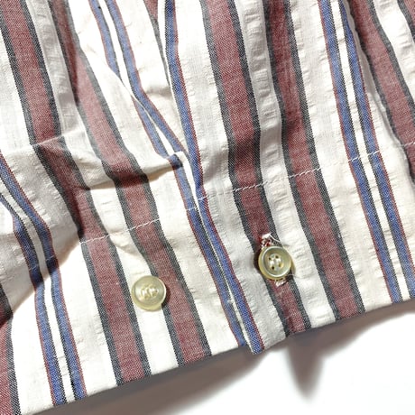 1960's SEARS Seersucker S/S Shirt Deadstock