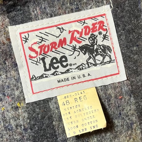1980's Lee 220-0141 STORM RIDER Denim Jacket Deadstock
