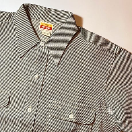 1950's PAY-DAY Hickory L/S Shirt Deadstock