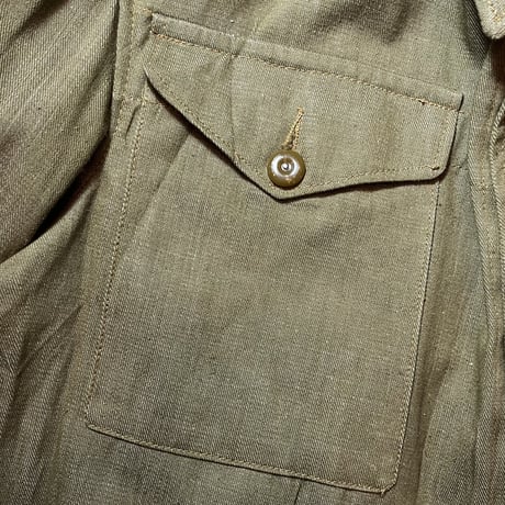1940's British Army Green Denim Jacket Deadstock