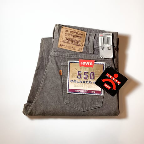 1990's Levi's 550 Gray Denim Pants Deadstock