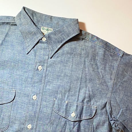 1950's OSHKOSH Chambray L/S Shirt Deadstock