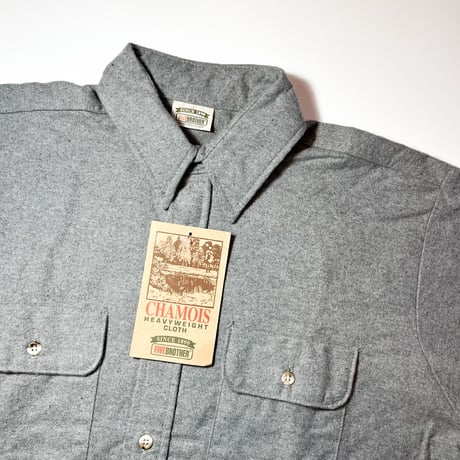 1980's FIVE BROTHER Chamois Cloth L/S Shirt Deadstock