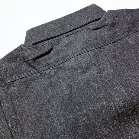 1950's 5 BROTHERS Black Chambray L/S Shirt Deadstock
