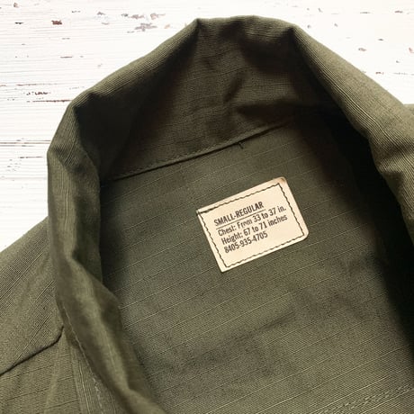 1960's US.ARMY Jungle Fatigue 4th Jacket Deadstock
