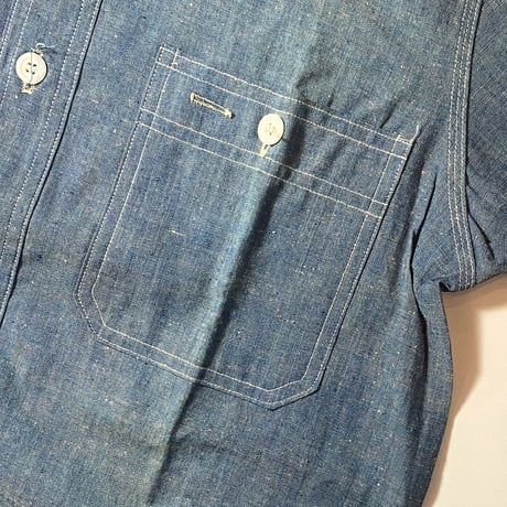1950's〜 Powr House Chambray L/S Shirt Deadstock