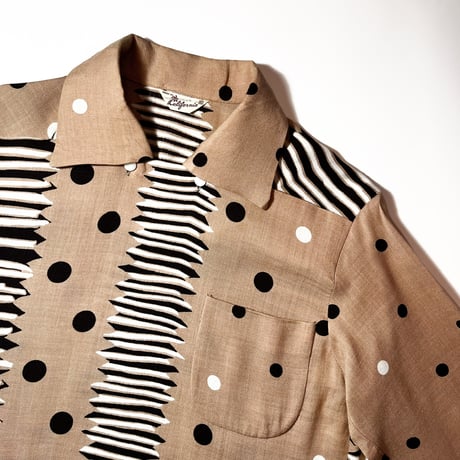 1950's California Rayon Pullover L/S Shirt
