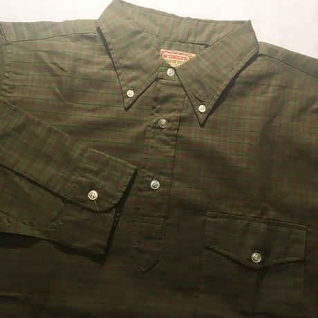 1960's McGREGOR Pullover L/S Shirt Deadstock