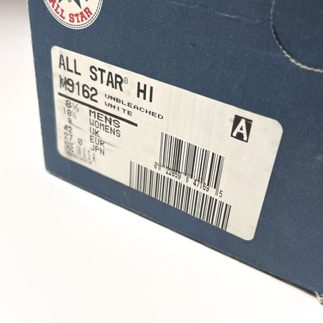 1990's CONVERSE ALL STAR Hi Deadstock