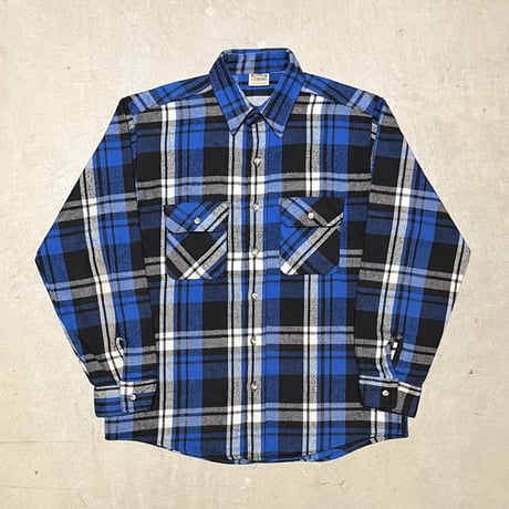 1990's FIVE BROTHER Heavy Flannel L/S Shirt
