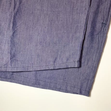 1950〜60's French Navy Linen Short Pants Deadstock