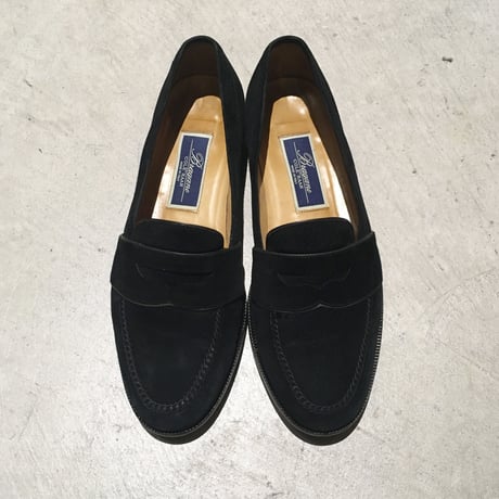 1980〜90's COLE-HAAN Black Suede Loafers