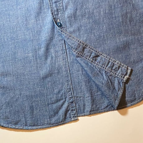 1940's US.NAVY Chambray L/S Shirt