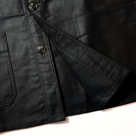 1940〜50's LE MONT ST MICHEL Black Moleskin Jacket Deadstock