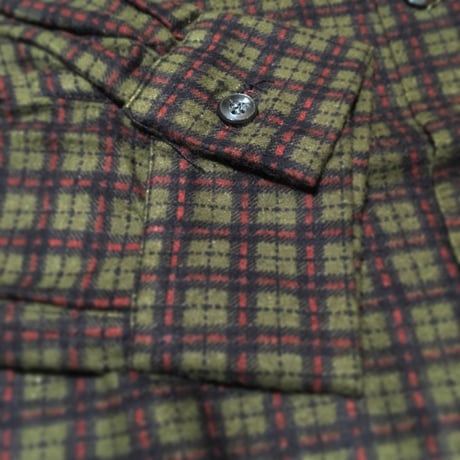1960's PILGRIM Flannel L/S Shirt Deadstock