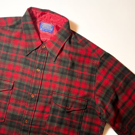 1960's PENDLETON Wool L/S Shirt Deadstock