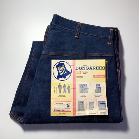 1960's BLUE BELL Denim Painter Pants Deadstock