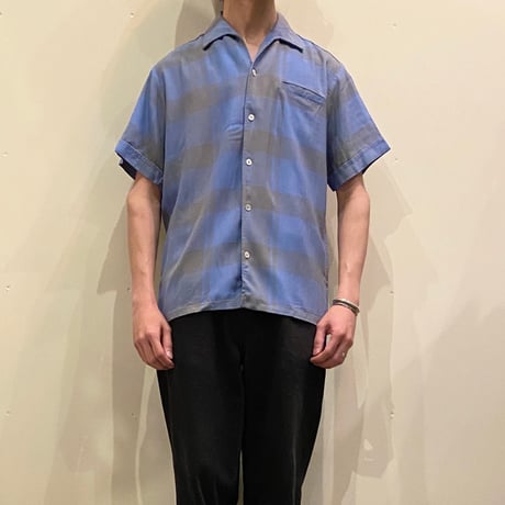 1960's TOWNCRAFT Rayon S/S Shirt