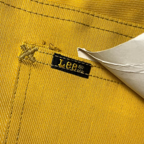 1960〜70's Lee Leens LASTIC Stretch Denim Tapered Pants Deadstock
