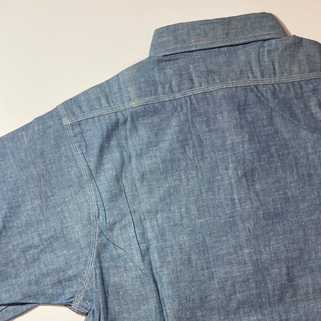 1950's〜 Powr House Chambray L/S Shirt Deadstock