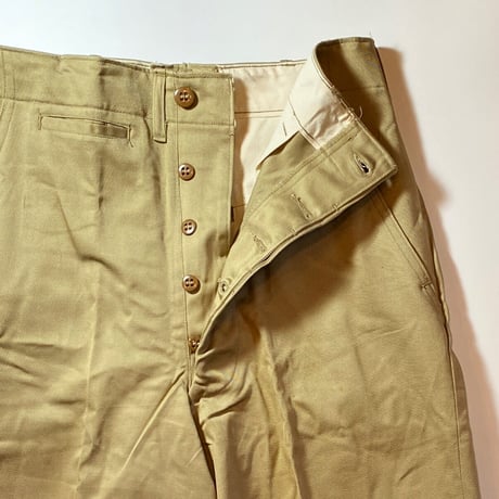 1940's US.ARMY M-45 Chino Trousers Deadstock