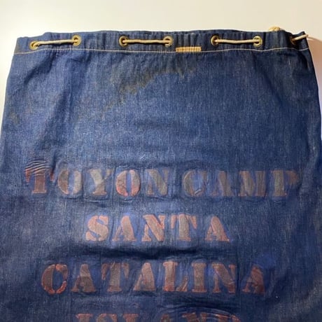 1930's〜 Unknown Denim Laundry Bag