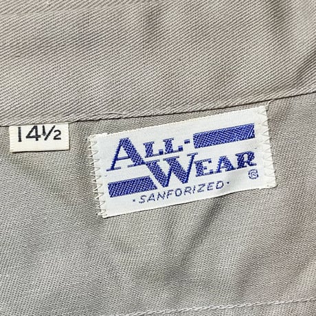 1960's ALL-WEAR L/S Shirt Deadstock