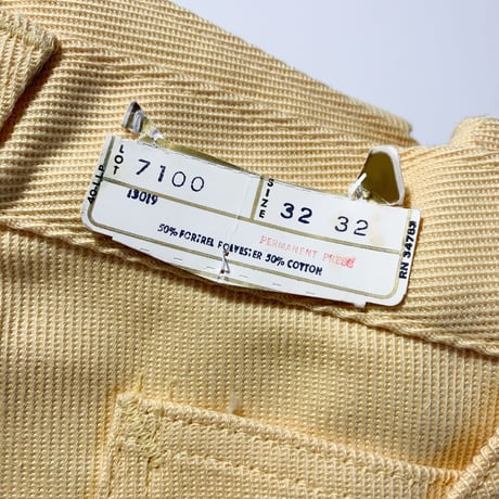 1960's Lee Leens Tapered Pants Deadstock